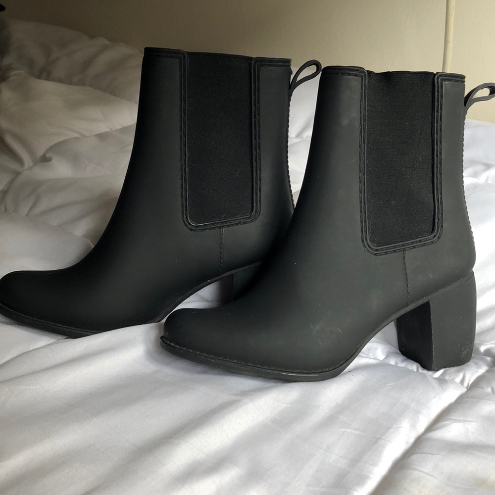 Matte Black Jeffery Campbell Clima Rain Boots